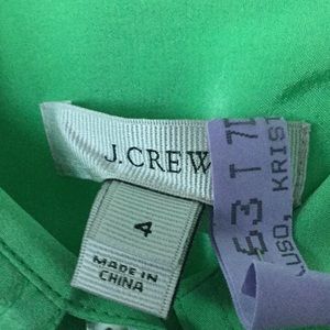 J. Crew Tops - 100% silk lime green button down J. Crew Tops - 100% silk lime green button down